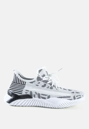 men's knitted trainer sneakers