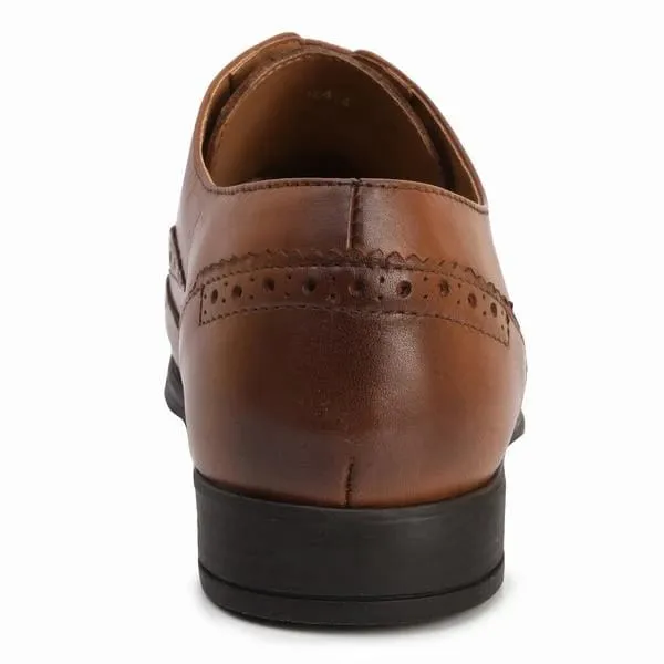 Mens Light Brown Color Leather Shoes