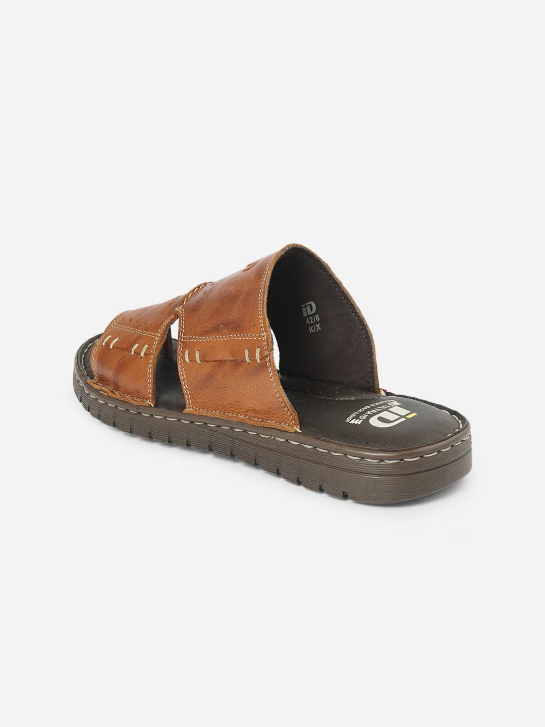 Men's Tan Casual Slip On Sandal (ID4067)