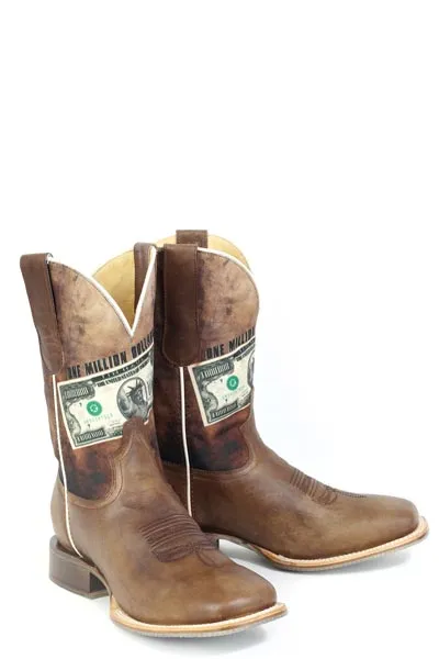 Men's Tin Haul  Millionaire Boots With Making Bank Sole Handmade