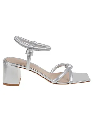 Metallic Leather Sandal