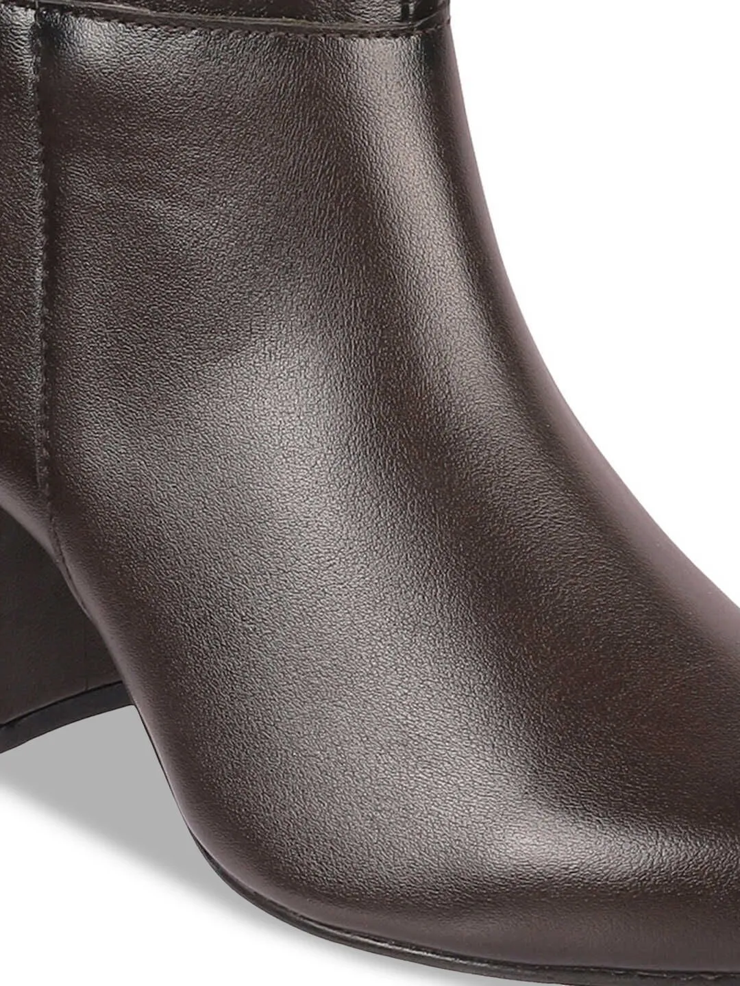 Metro Women Casual Block-Heeled Regular Boots