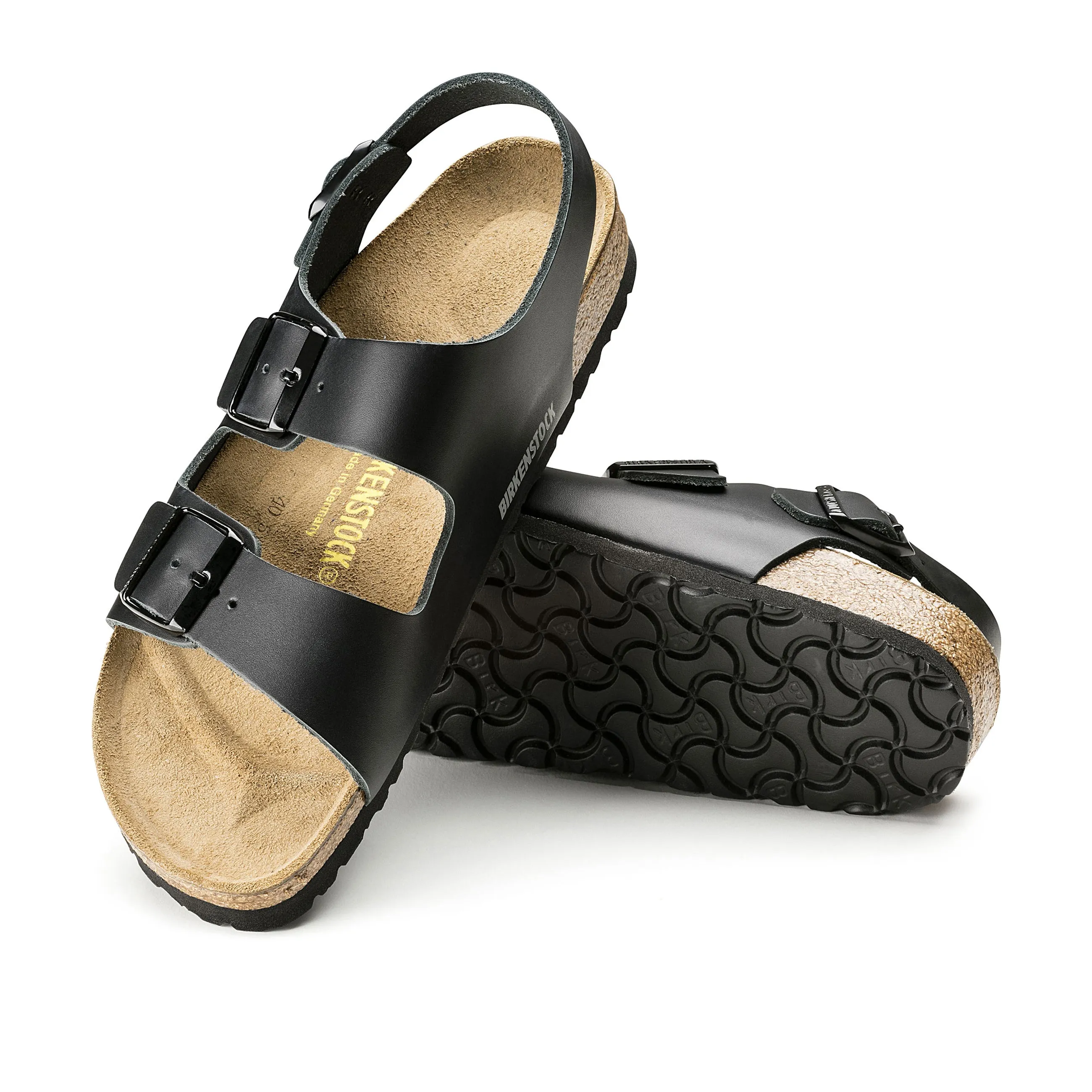 Milano Black Smooth Leather