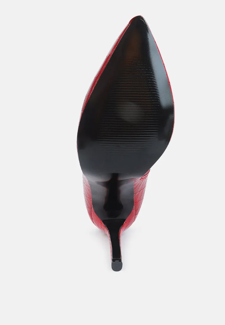 Momoa High Heel Ankle Boots By Ruw