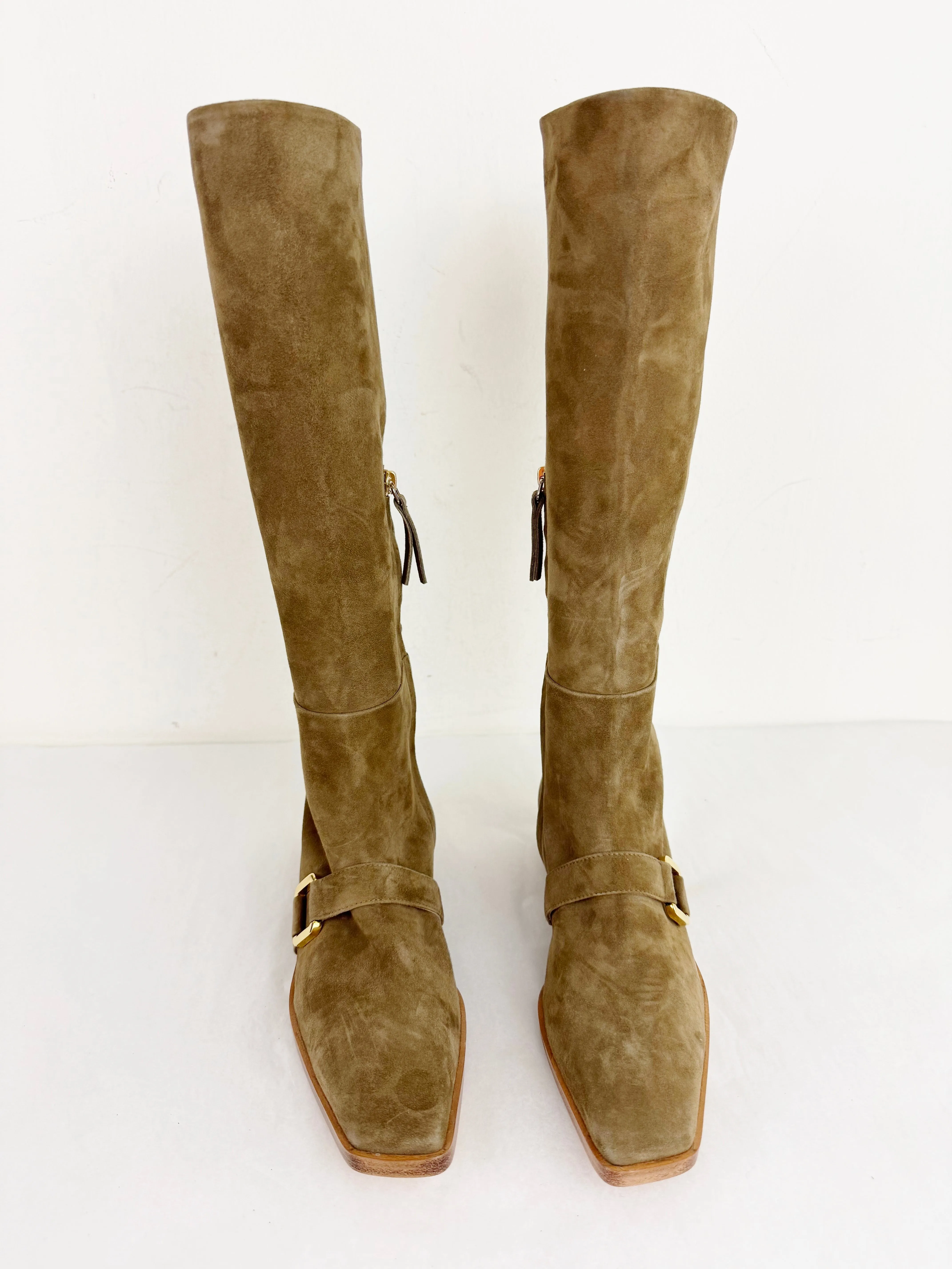 NEW Neil J. Rogers Suede Boots Size 8