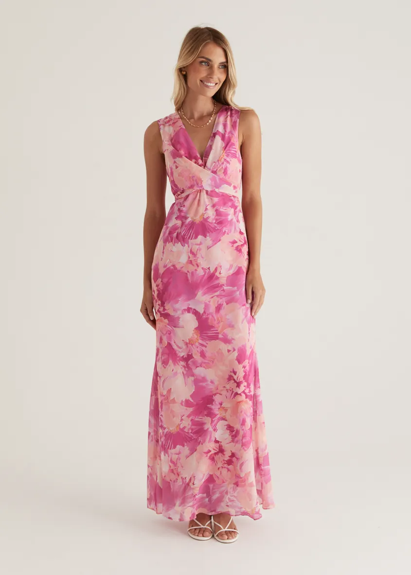 Nikki Maxi Dress - Pink Ziah