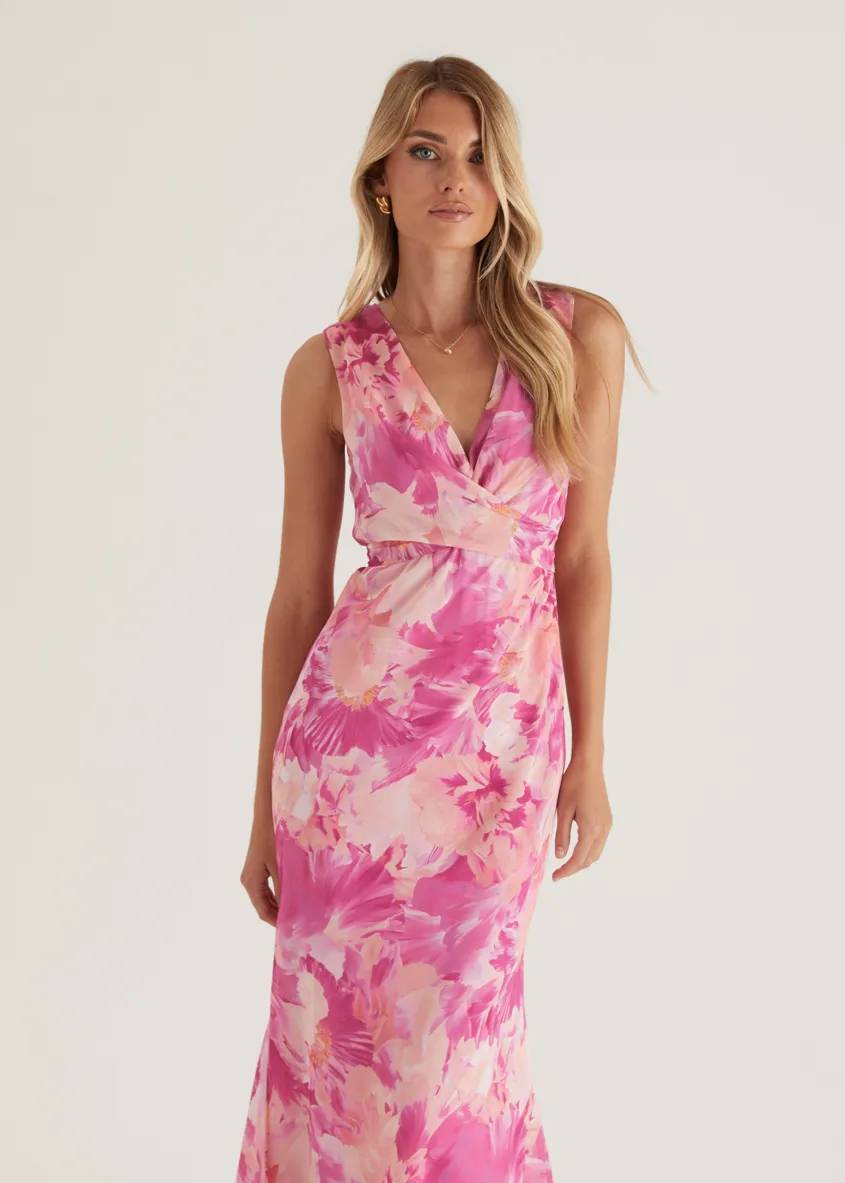 Nikki Maxi Dress - Pink Ziah