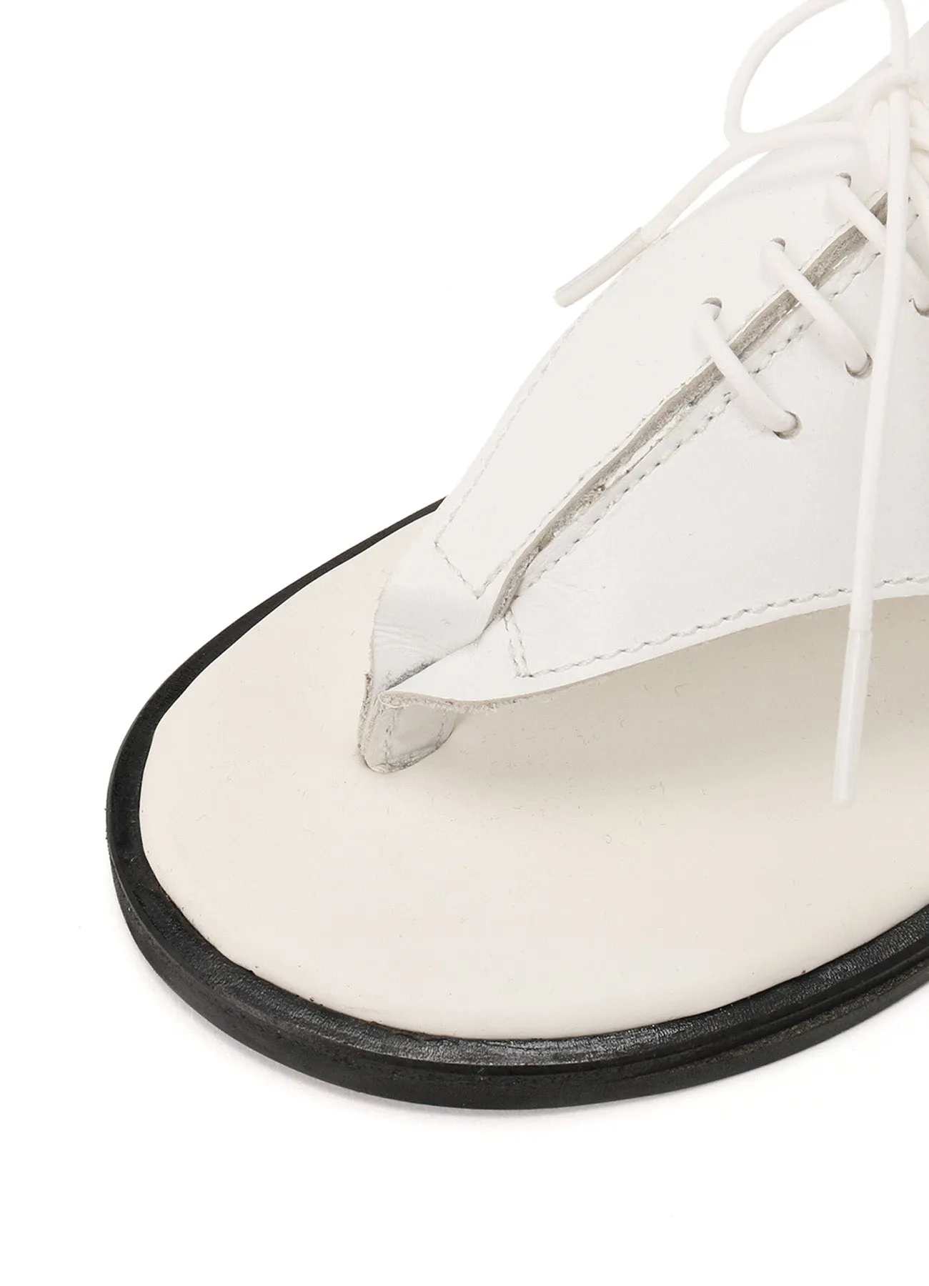 OIL SMOOTH LACE UP SANDAL