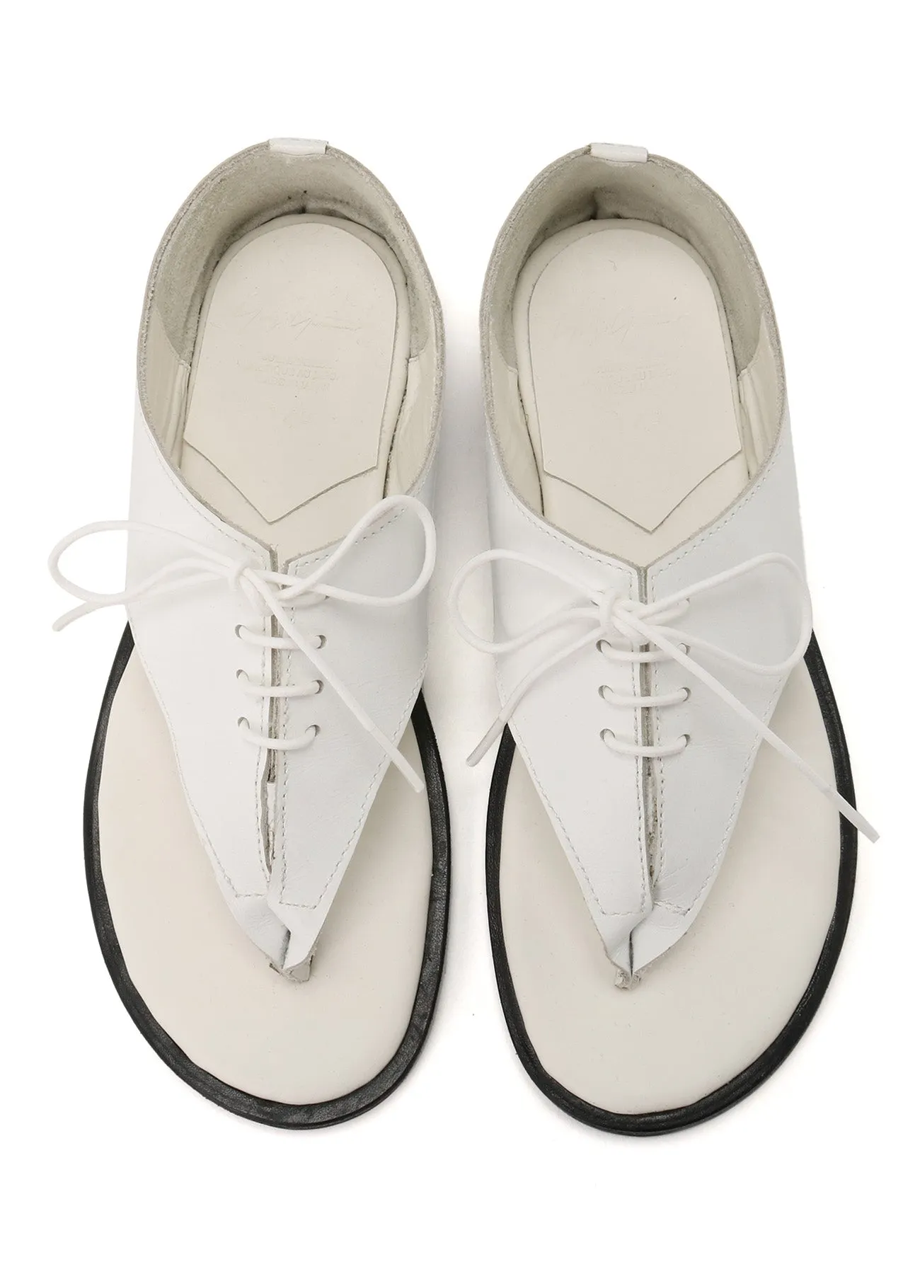 OIL SMOOTH LACE UP SANDAL
