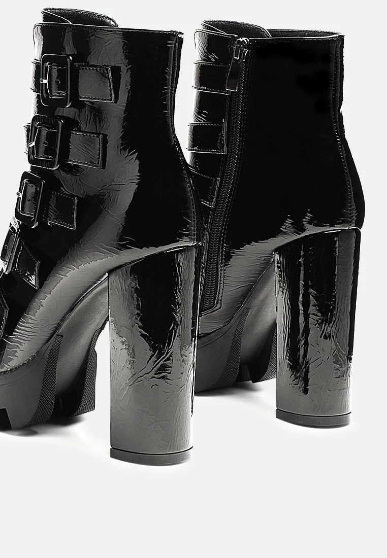 Ouzaki High Block Heeled Boots By Ruw