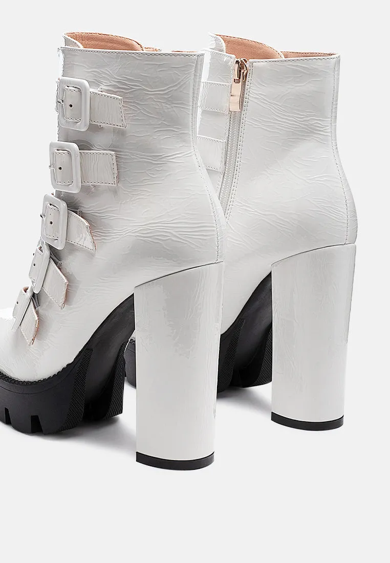 Ouzaki High Block Heeled Boots By Ruw