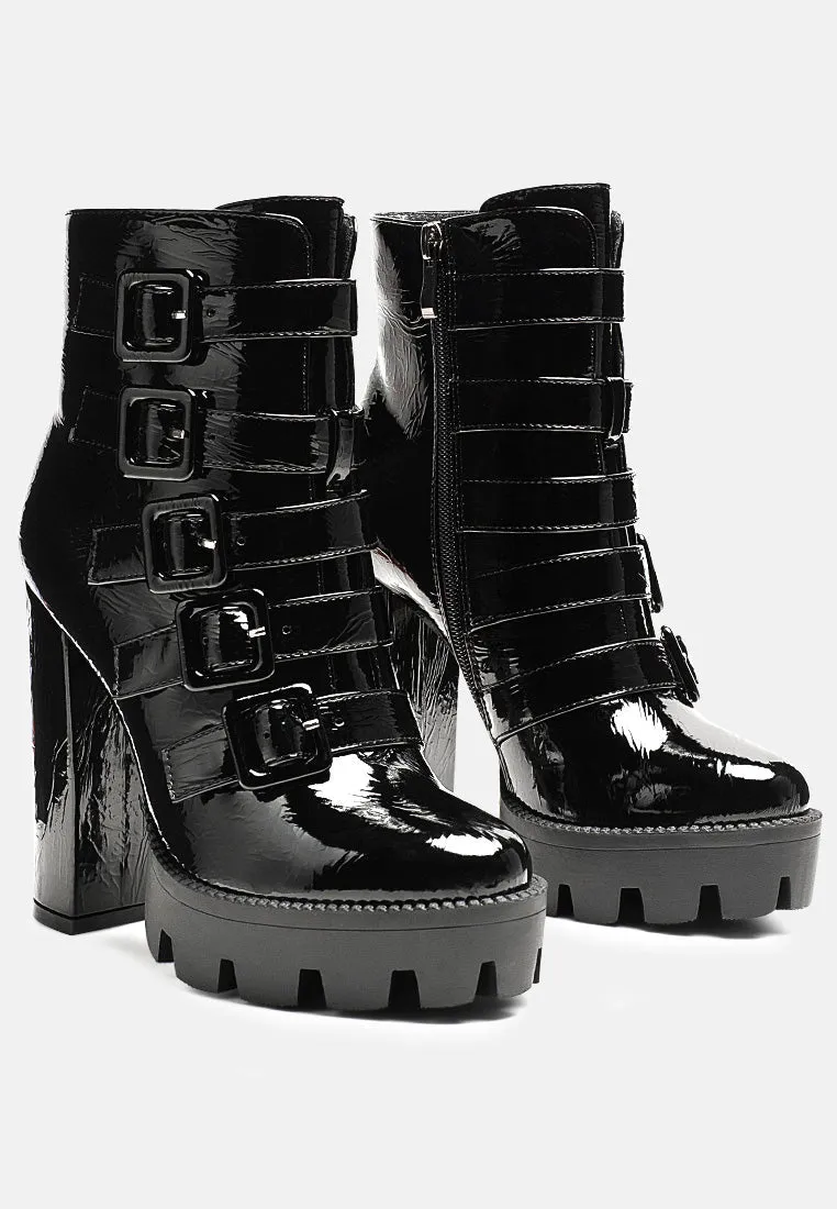 Ouzaki High Block Heeled Boots By Ruw