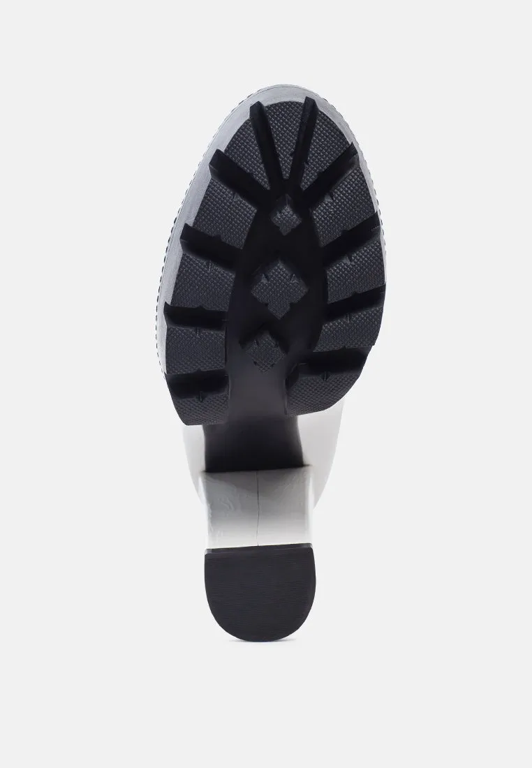Ouzaki High Block Heeled Boots By Ruw