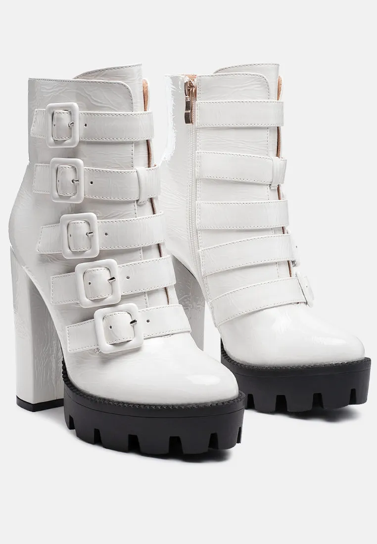 Ouzaki High Block Heeled Boots By Ruw