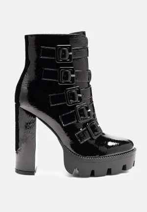Ouzaki High Block Heeled Boots By Ruw