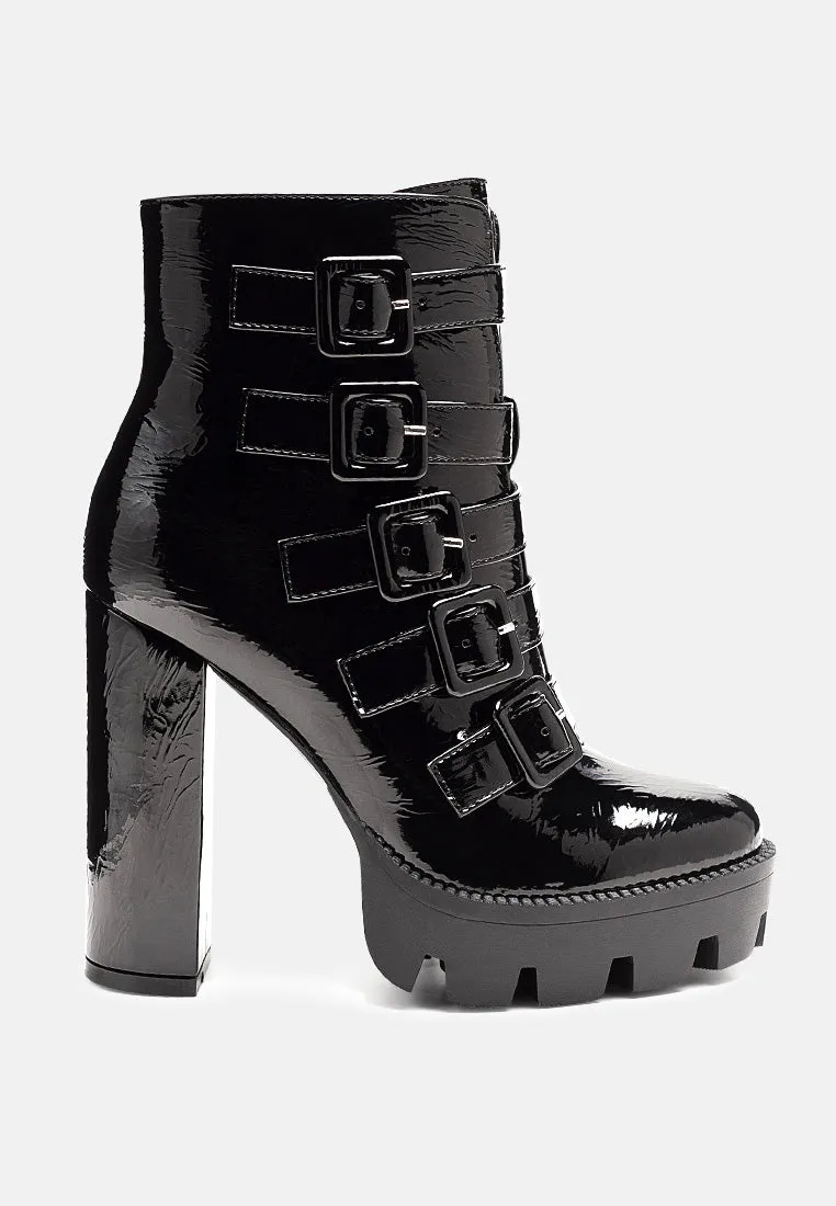 Ouzaki High Block Heeled Boots By Ruw
