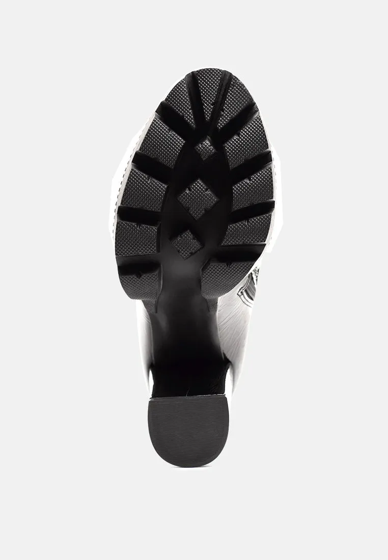 Ouzaki High Block Heeled Boots By Ruw