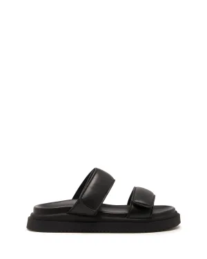 Pivot Flatform Sandal Black Smooth