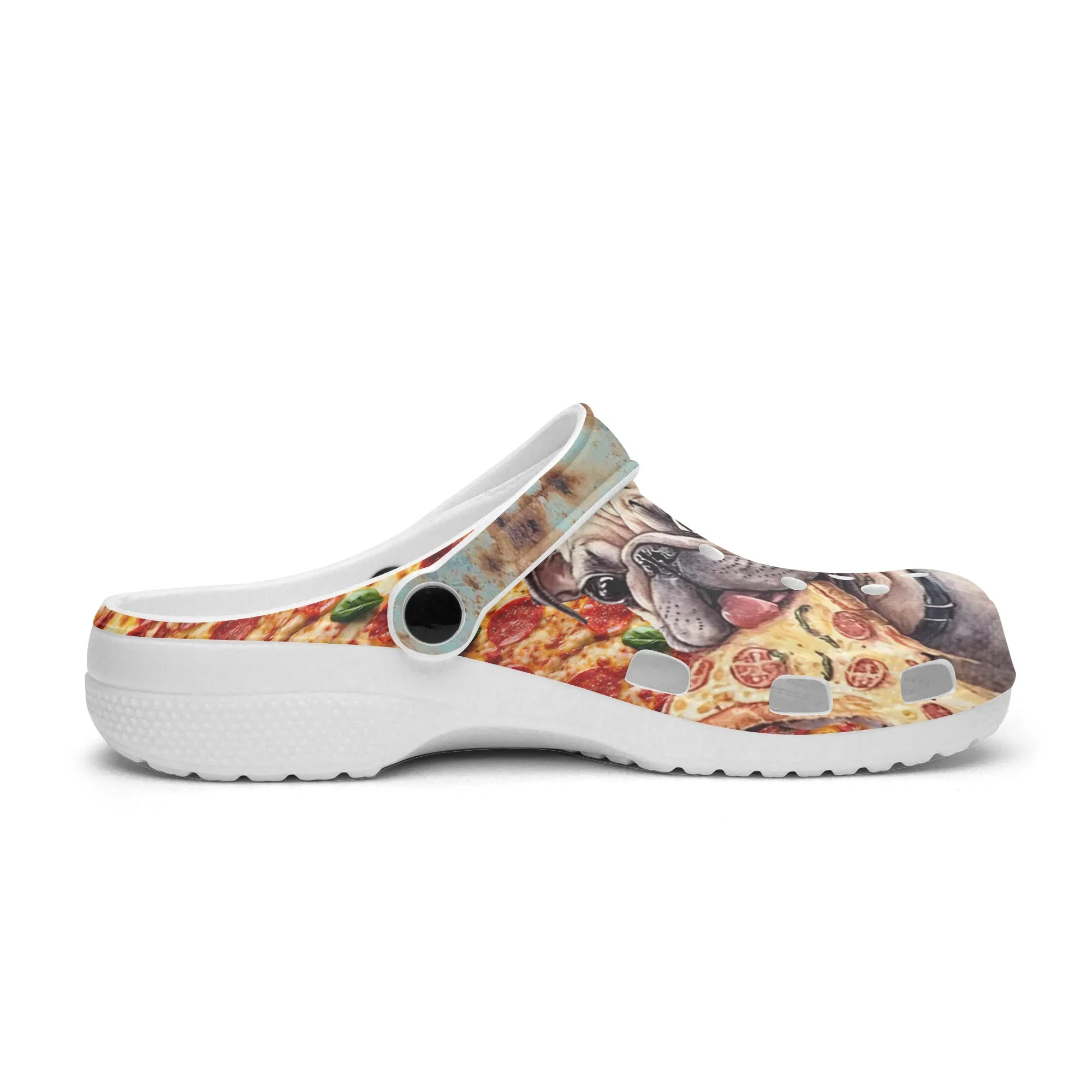 Pizza & Pugs – The Cutest Clogs!