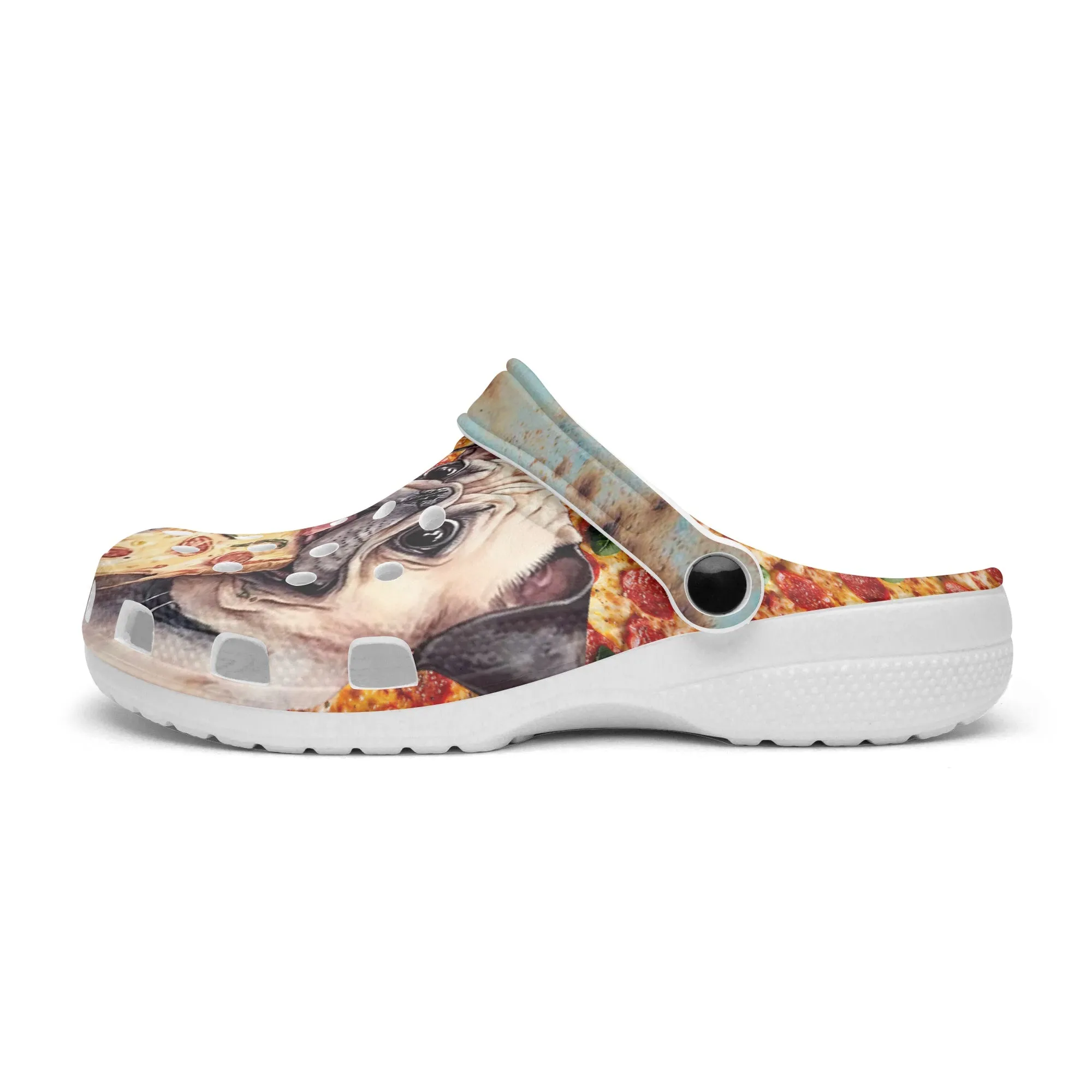 Pizza & Pugs – The Cutest Clogs!