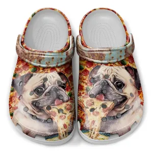 Pizza & Pugs – The Cutest Clogs!