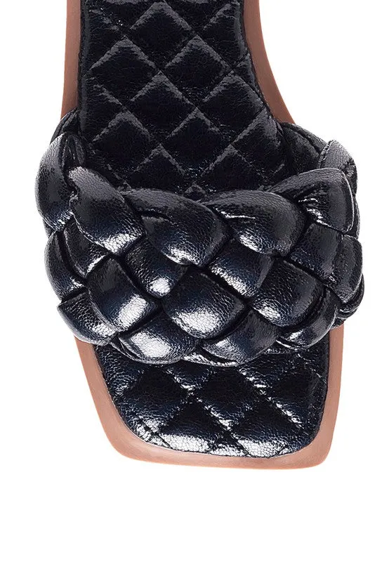 Quilted Pattern Woven Straps