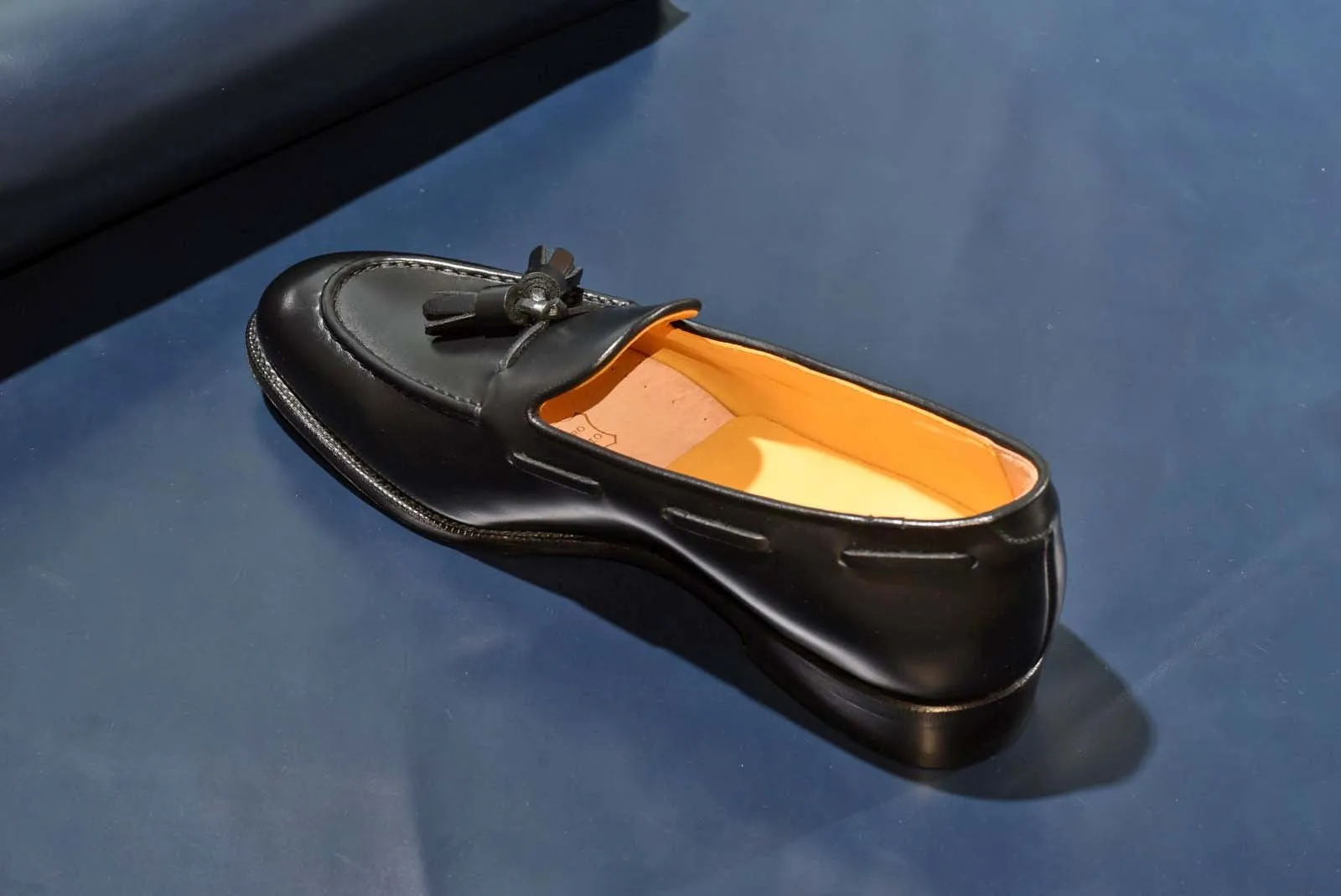 “Raffy” Tasseled Loafer, Black Dress Shoes, Goodyear welted, US size 5 1/2 ~ 10