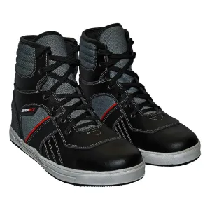 RIDERACT® Men’s Black Sneakers Motorbike Boots Tango Urban Style