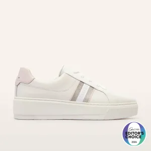 Riley White/Pink Tint