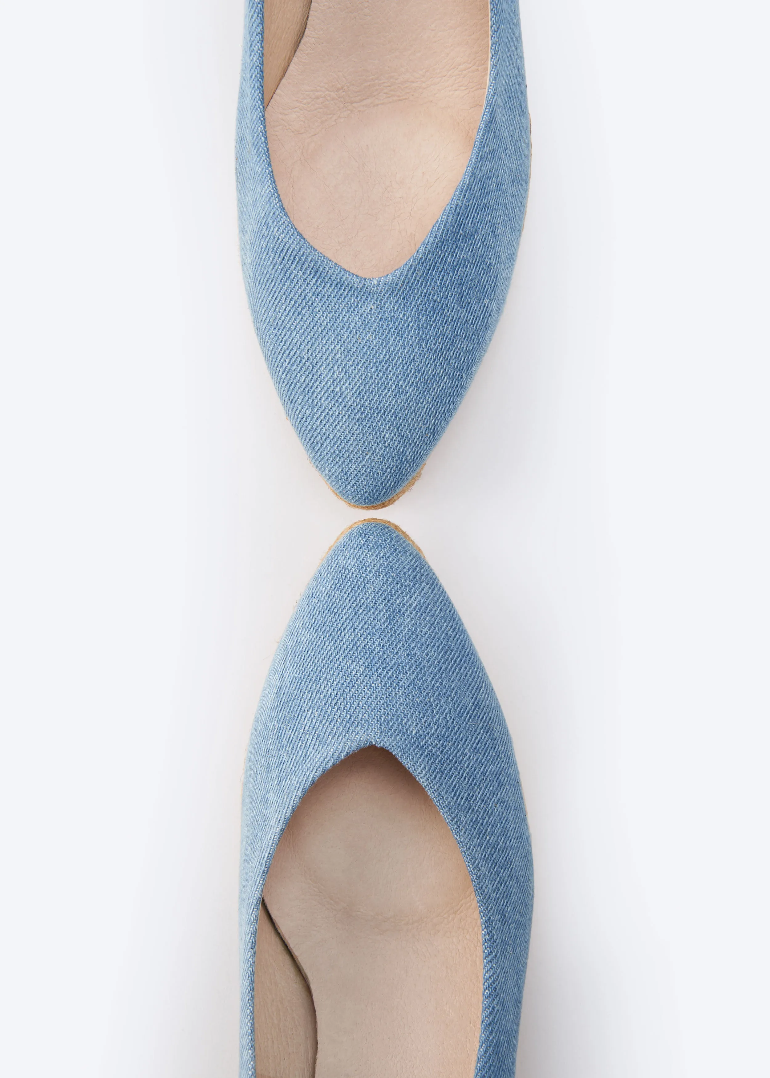 Roses Limited Edition Canvas V Cut Espadrille Wedges