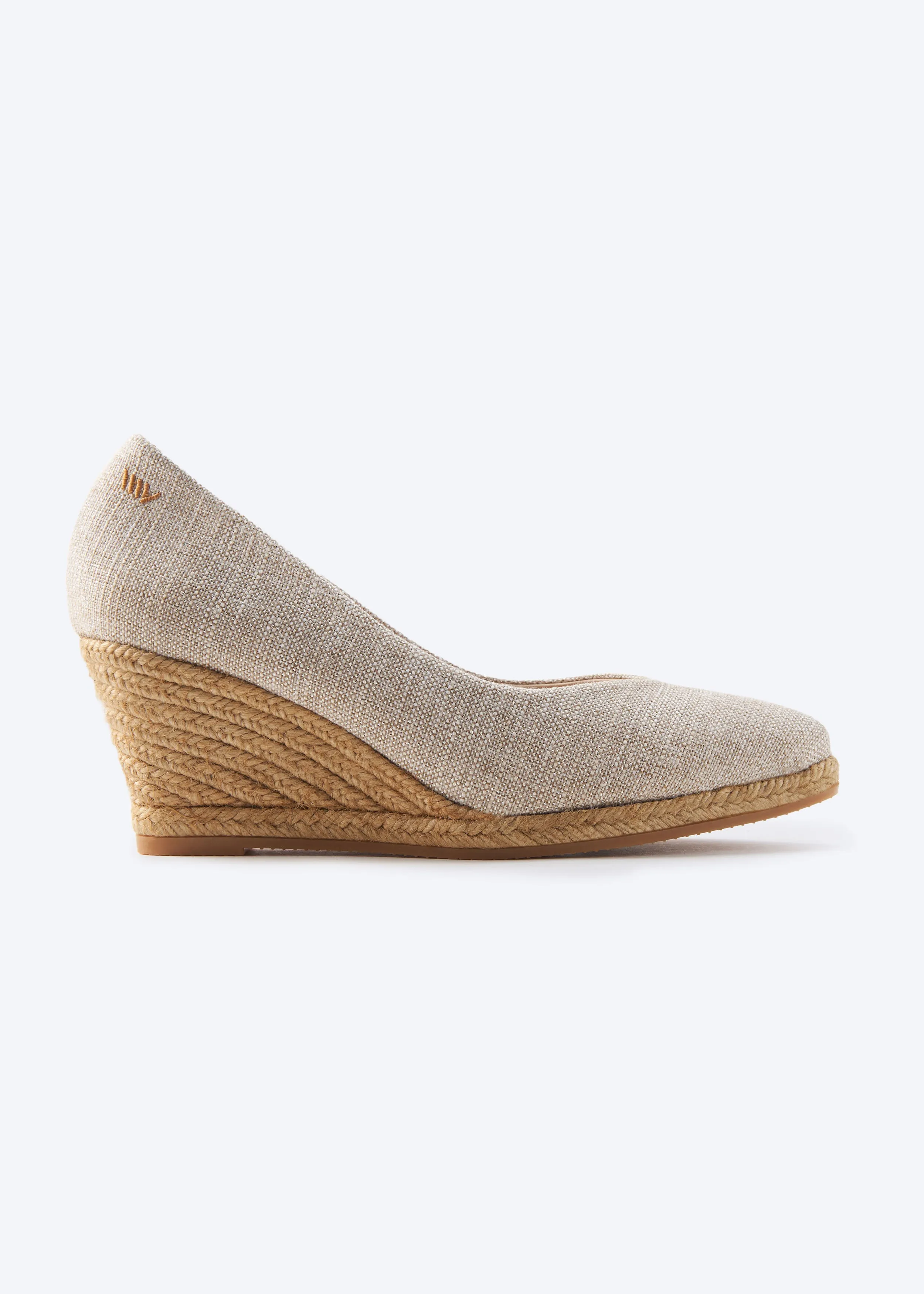 Roses Limited Edition Canvas V Cut Espadrille Wedges