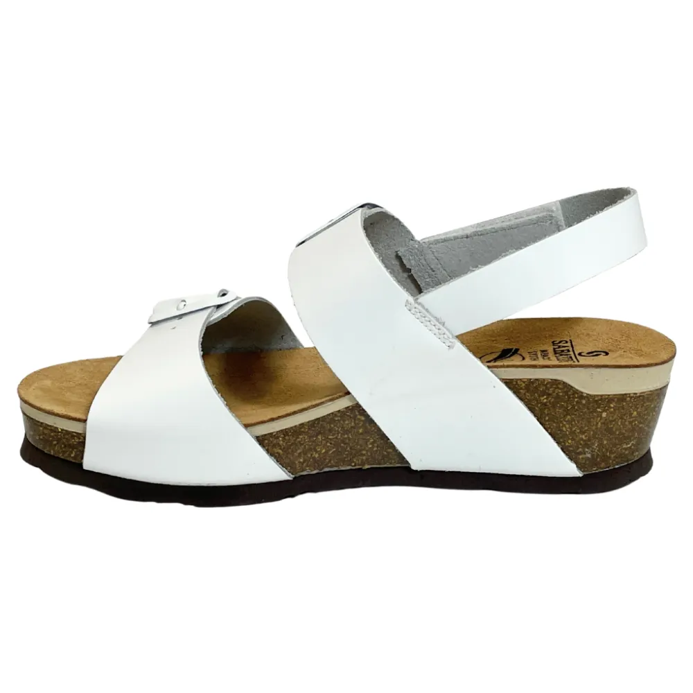 Sabatini Ines Bianco Nappa Sandal (Women's)