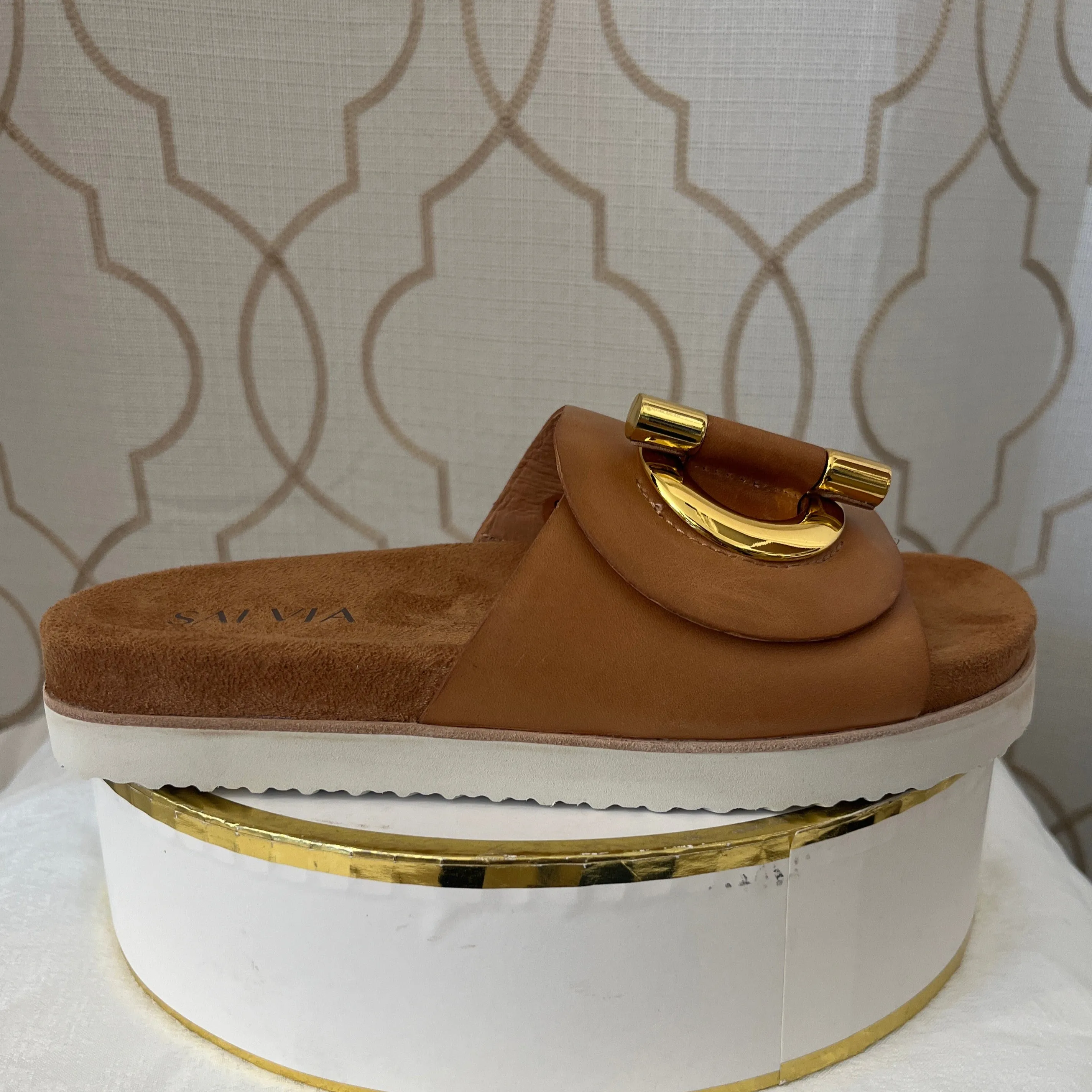 SALVIA DENNI NUTMEG SMOOTH LEATHER