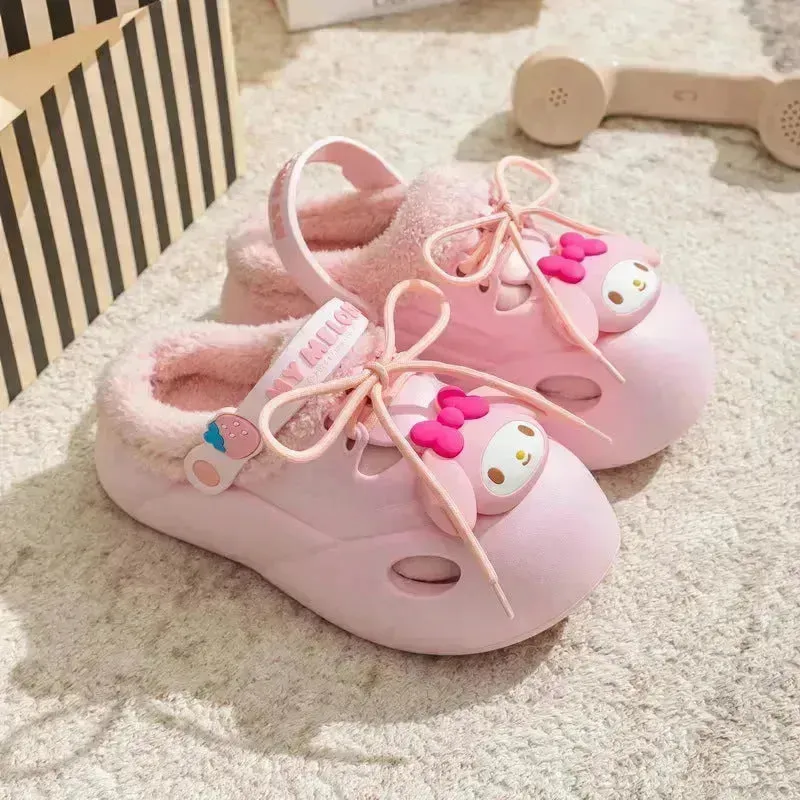 Sanrio Winter Warm Plush Clogs