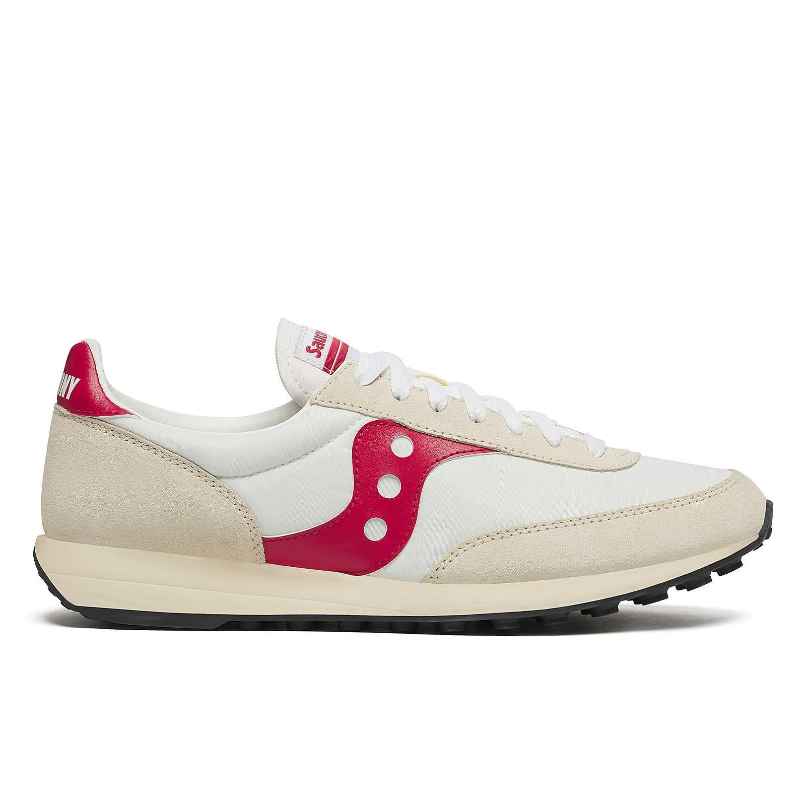 Saucony Trainer 80 White/Red Trainers