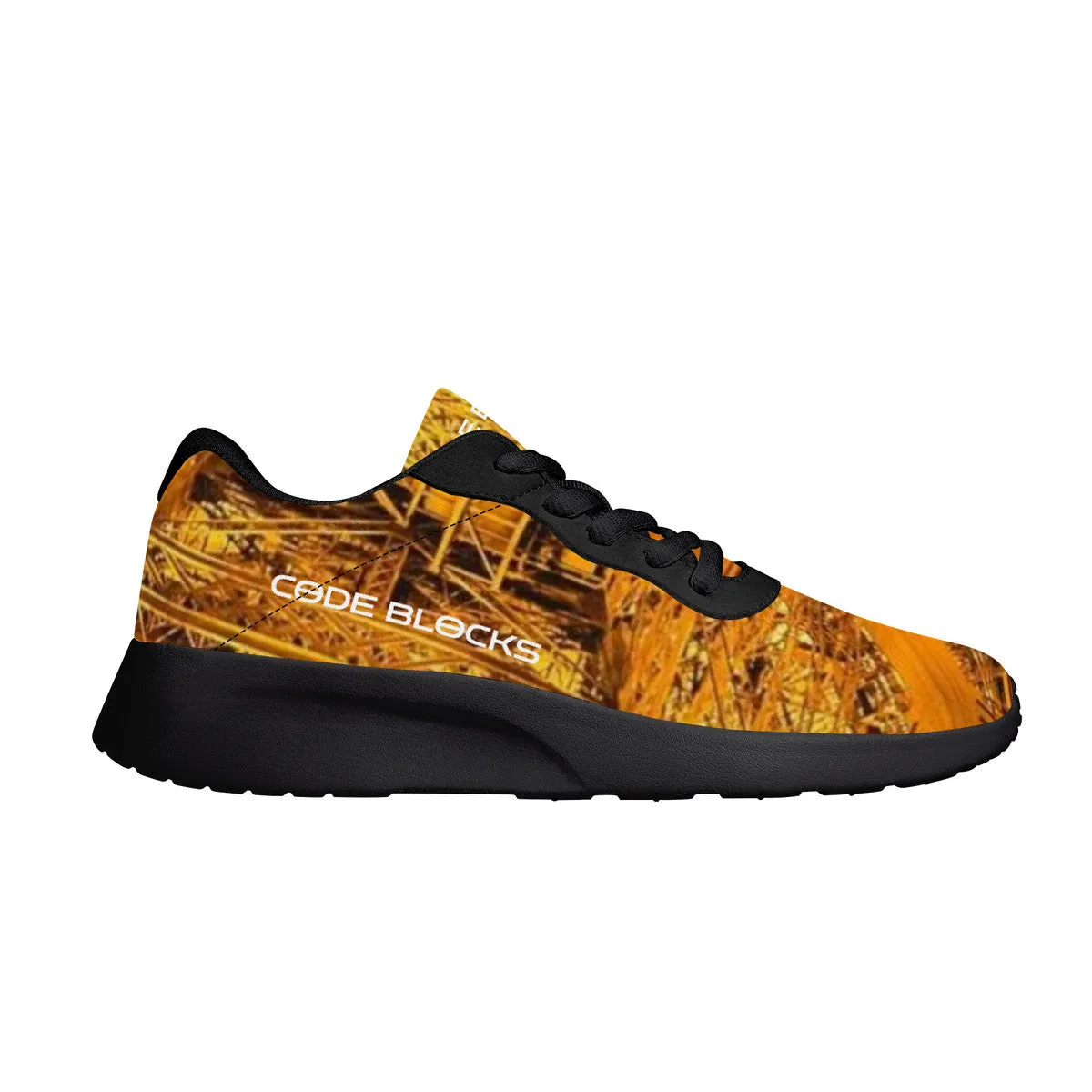 SF_F14 Air Mesh Running Shoes - Black
