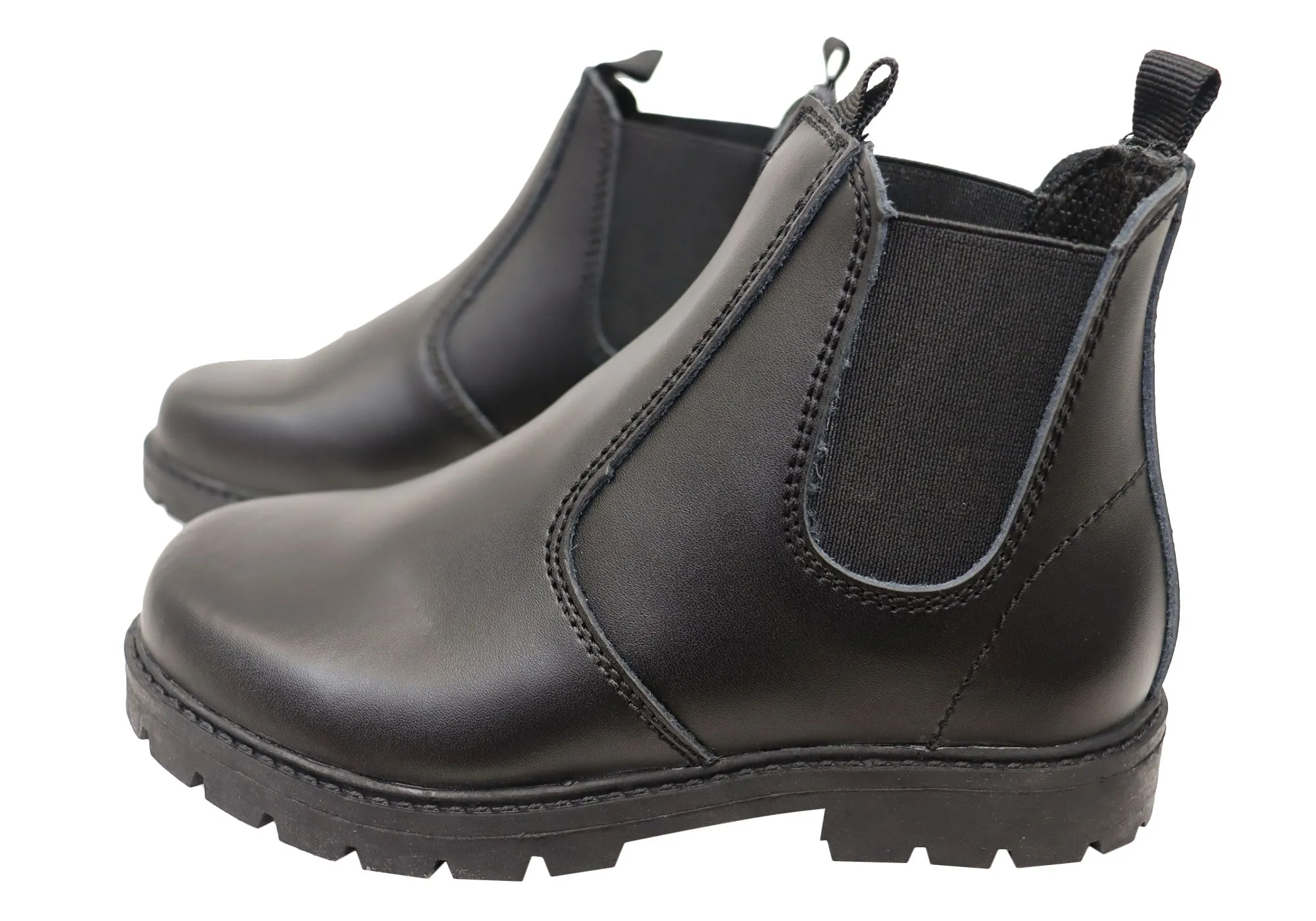 Sfida Oxford Junior Kids/Youths Pull On Leather Boots