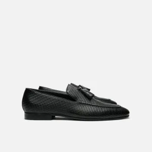 Skagway Textured Tassel Loafers
