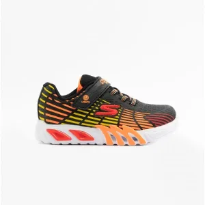 Skechers 400135N/BKMT FLEX-GLOW ELITE Boys Trainers Black/Multi