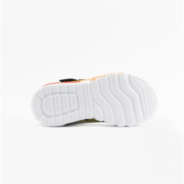 Skechers 400135N/BKMT FLEX-GLOW ELITE Boys Trainers Black/Multi