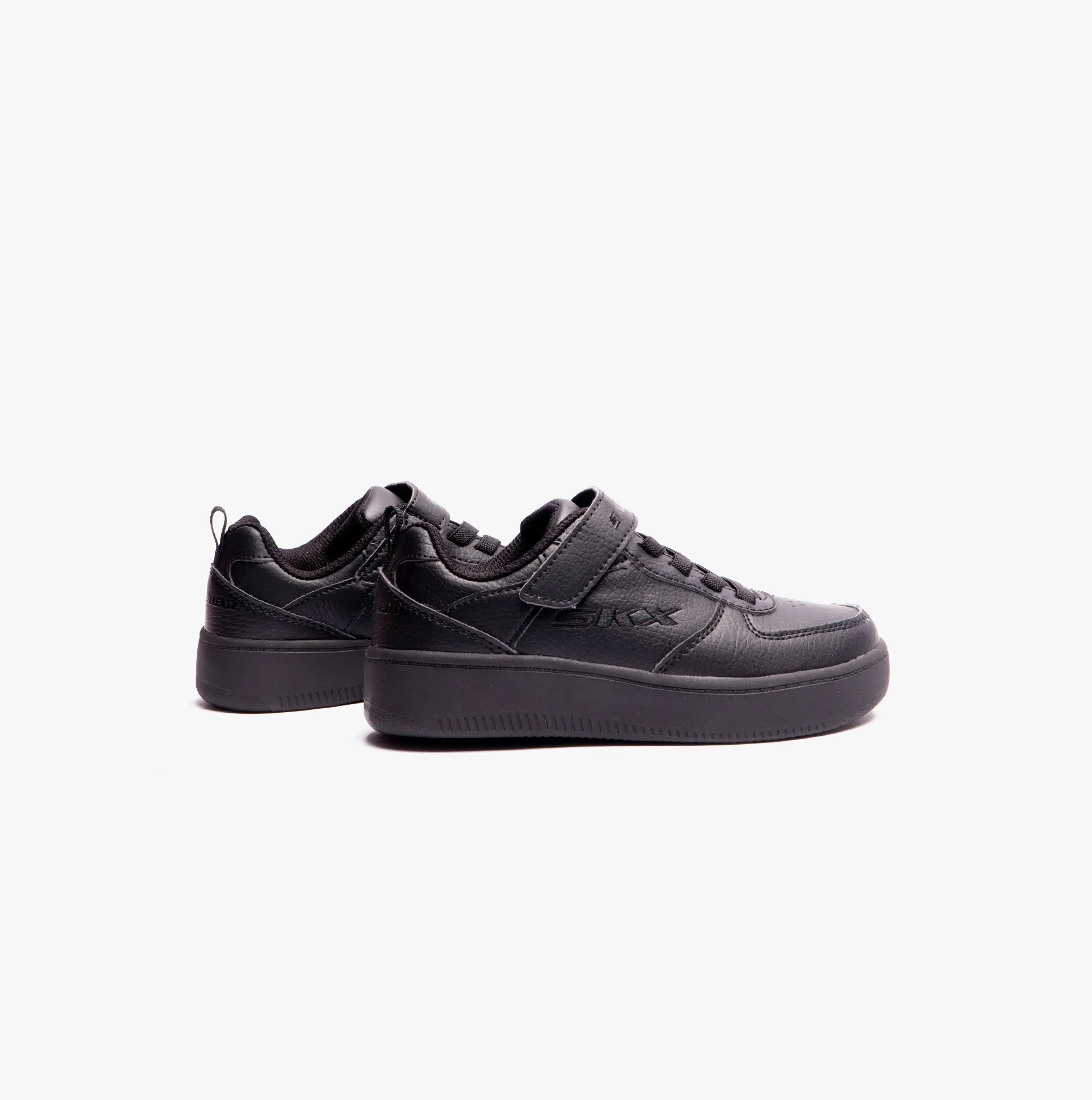 Skechers 405697L/BBK SPORT COURT 92-ZELDER Boys Trainers Black