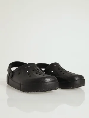 Sleek Platform Clog - Black