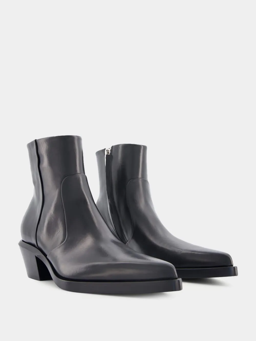Slim Texan Ankle leather boot