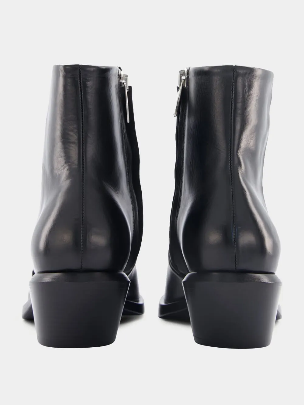 Slim Texan Ankle leather boot