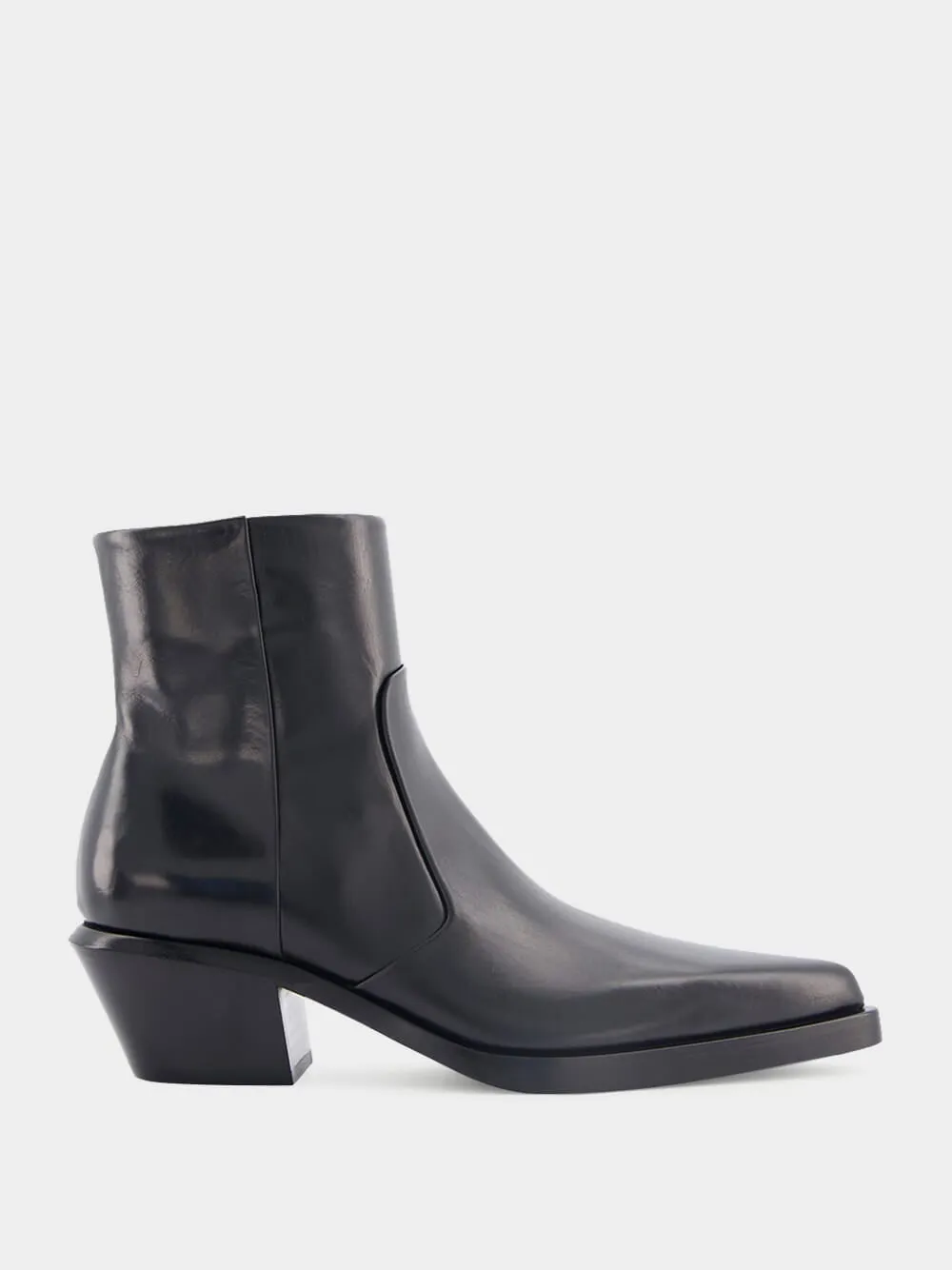 Slim Texan Ankle leather boot