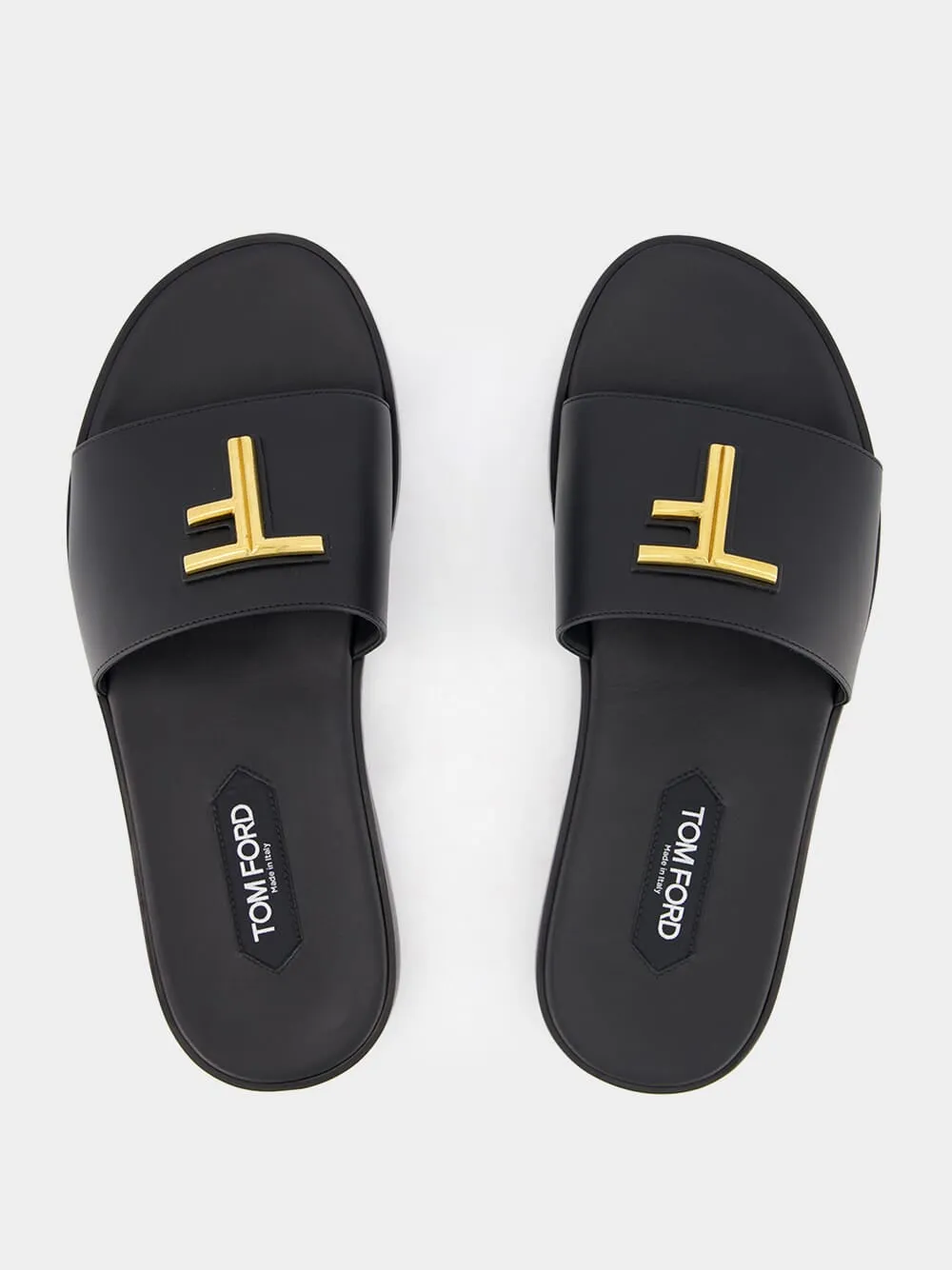 Smooth Leather Brighton Slide