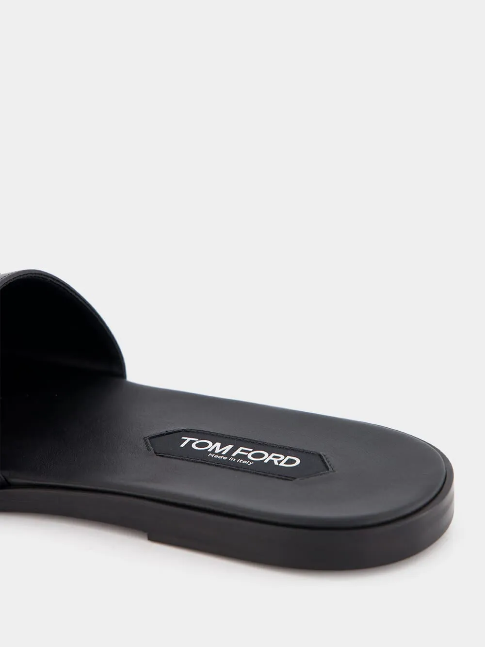 Smooth Leather Brighton Slide
