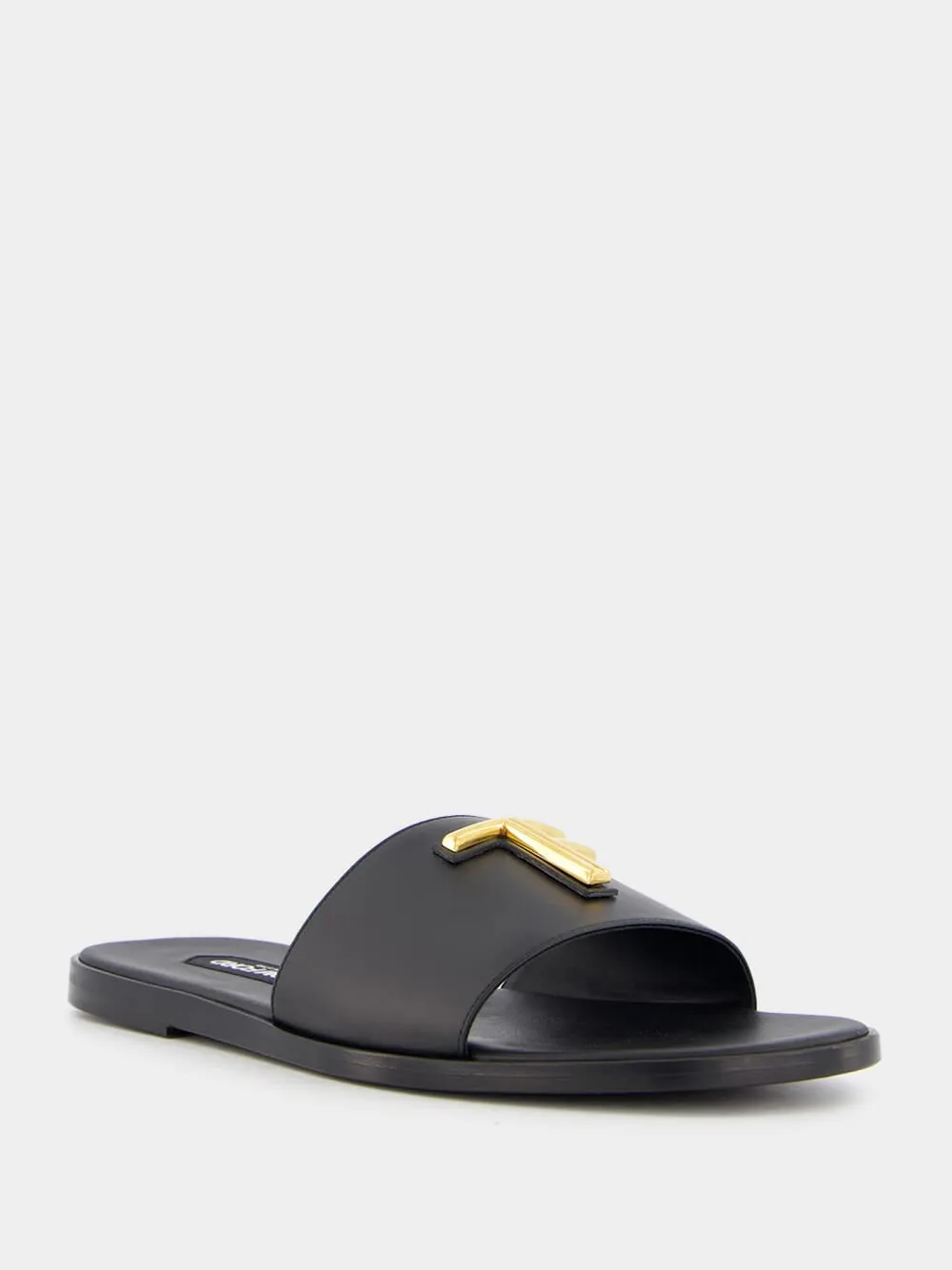 Smooth Leather Brighton Slide