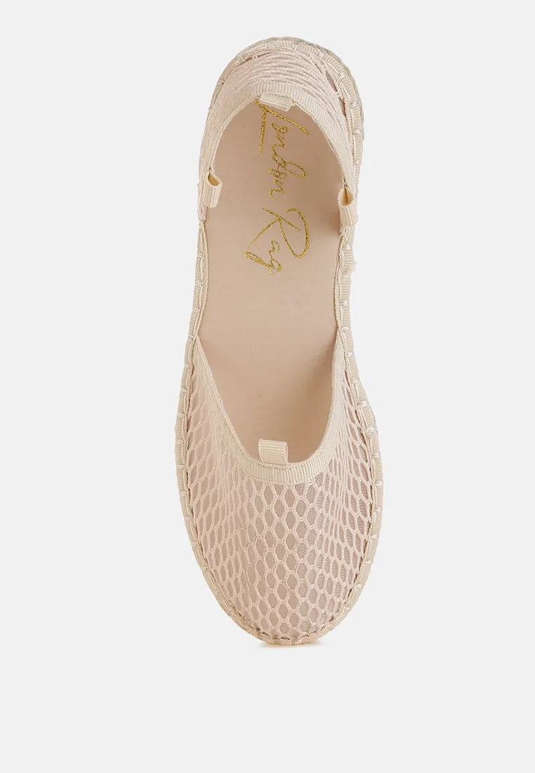 Sonara Mesh Flat Espadrille Sandals