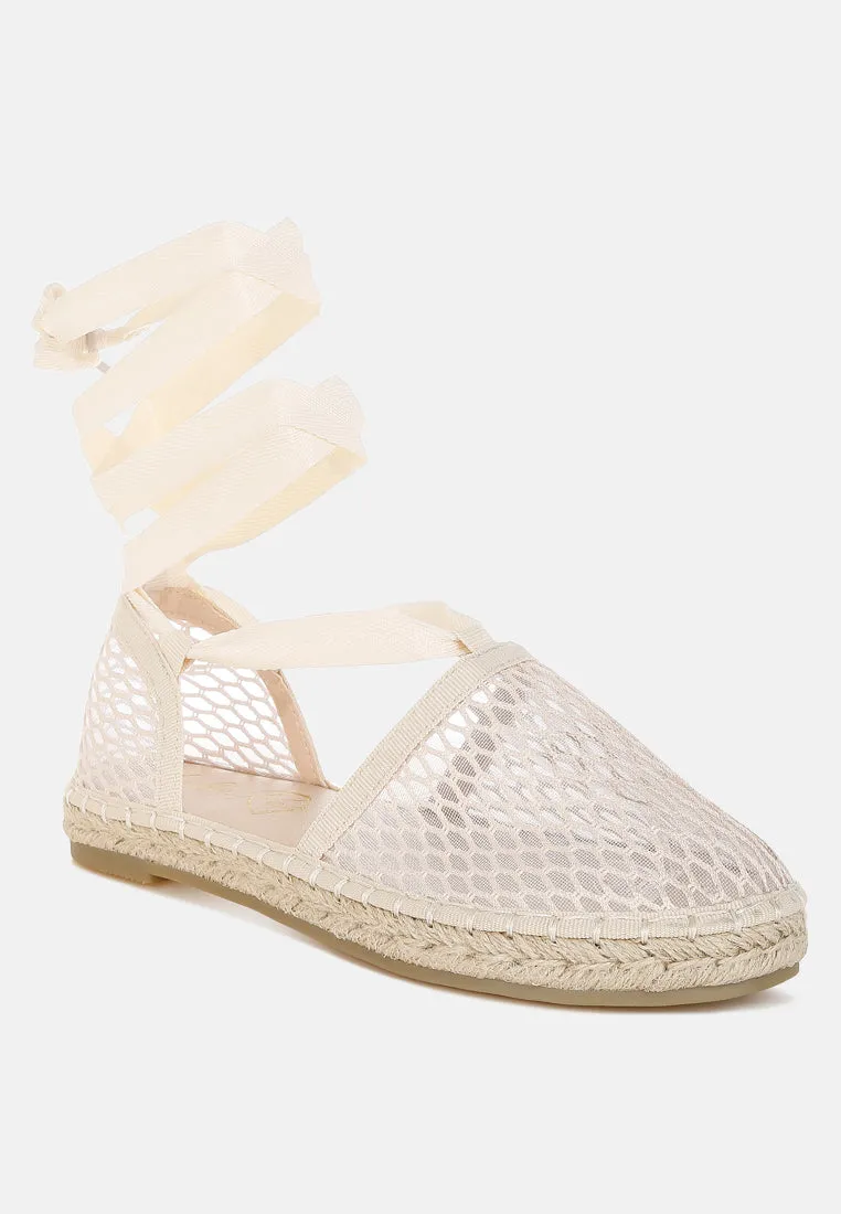 Sonara Mesh Flat Espadrille Sandals